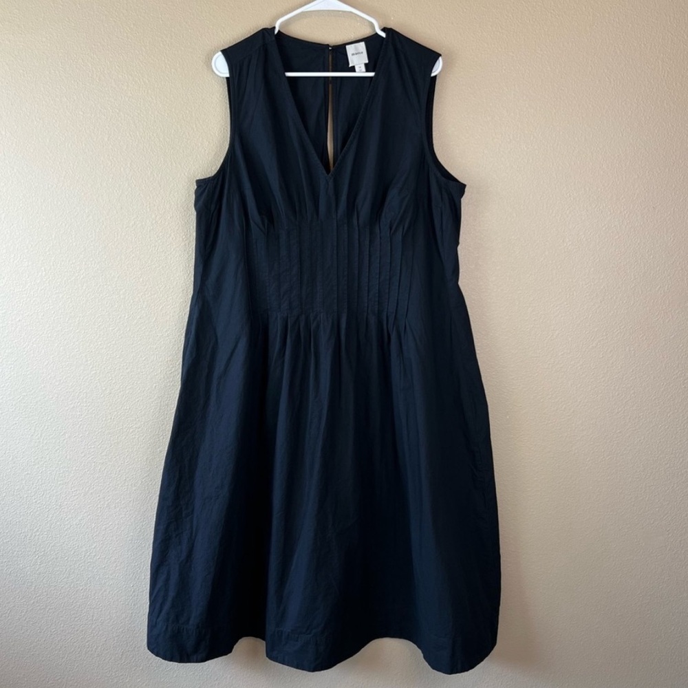 NWT! Anthropologie The Hailey Sleeveless V-Neck Pintuck Midi Dress by Maeve  1️⃣ - Picture 7 of 10